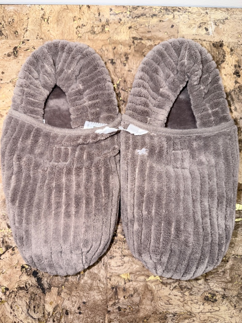 Heating or Cooling Slippers in Taupe Cozy Comfortable 💞